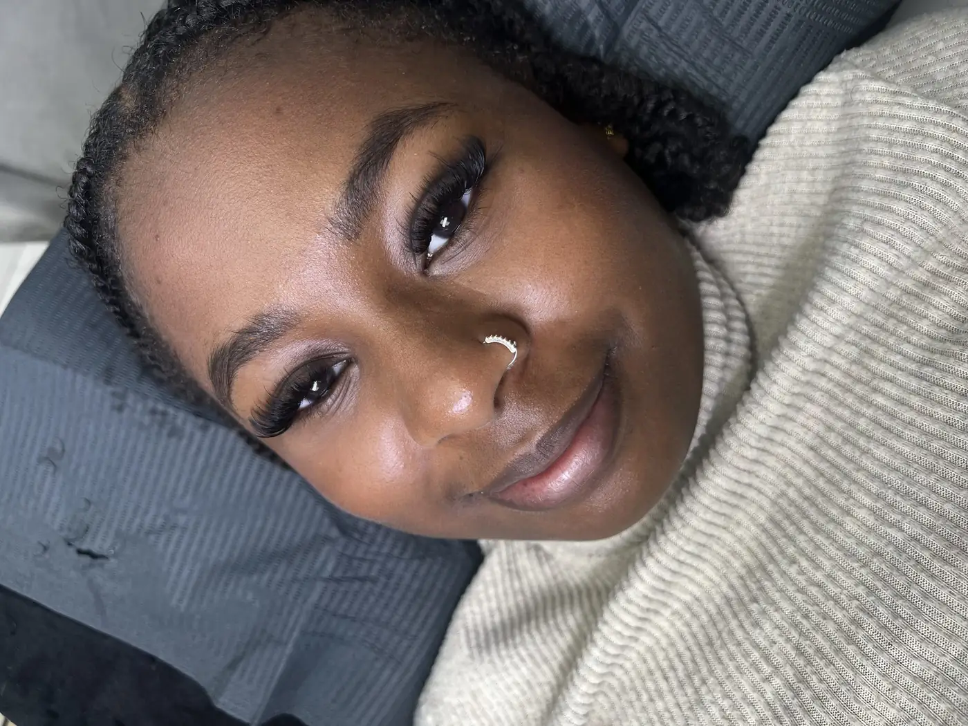 Full lash set client result